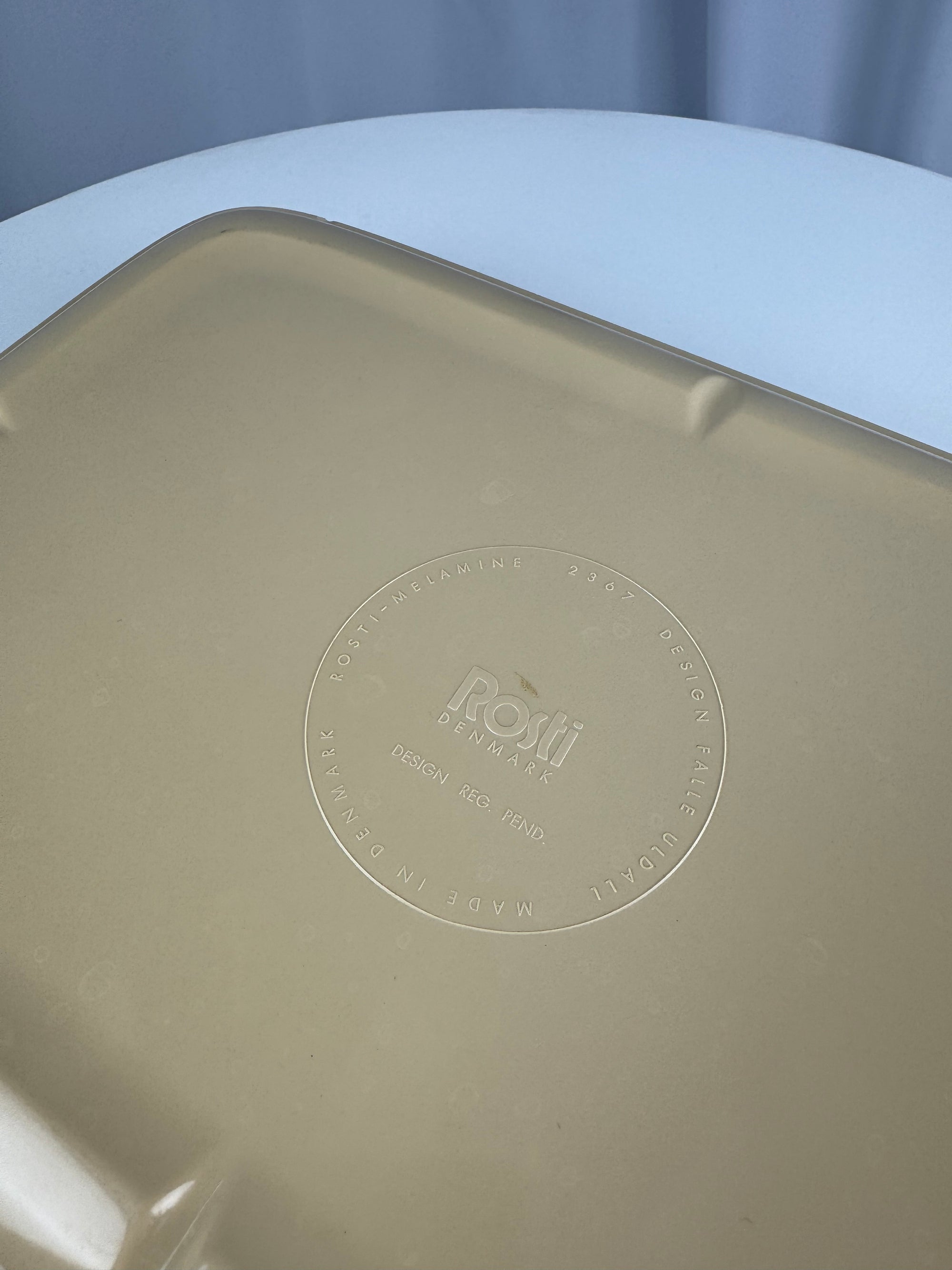 Vintage Rosti Denmark Stackable Trays Beige