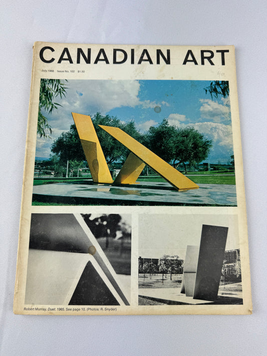 1966 Canadian Art Magazine July Issue 102