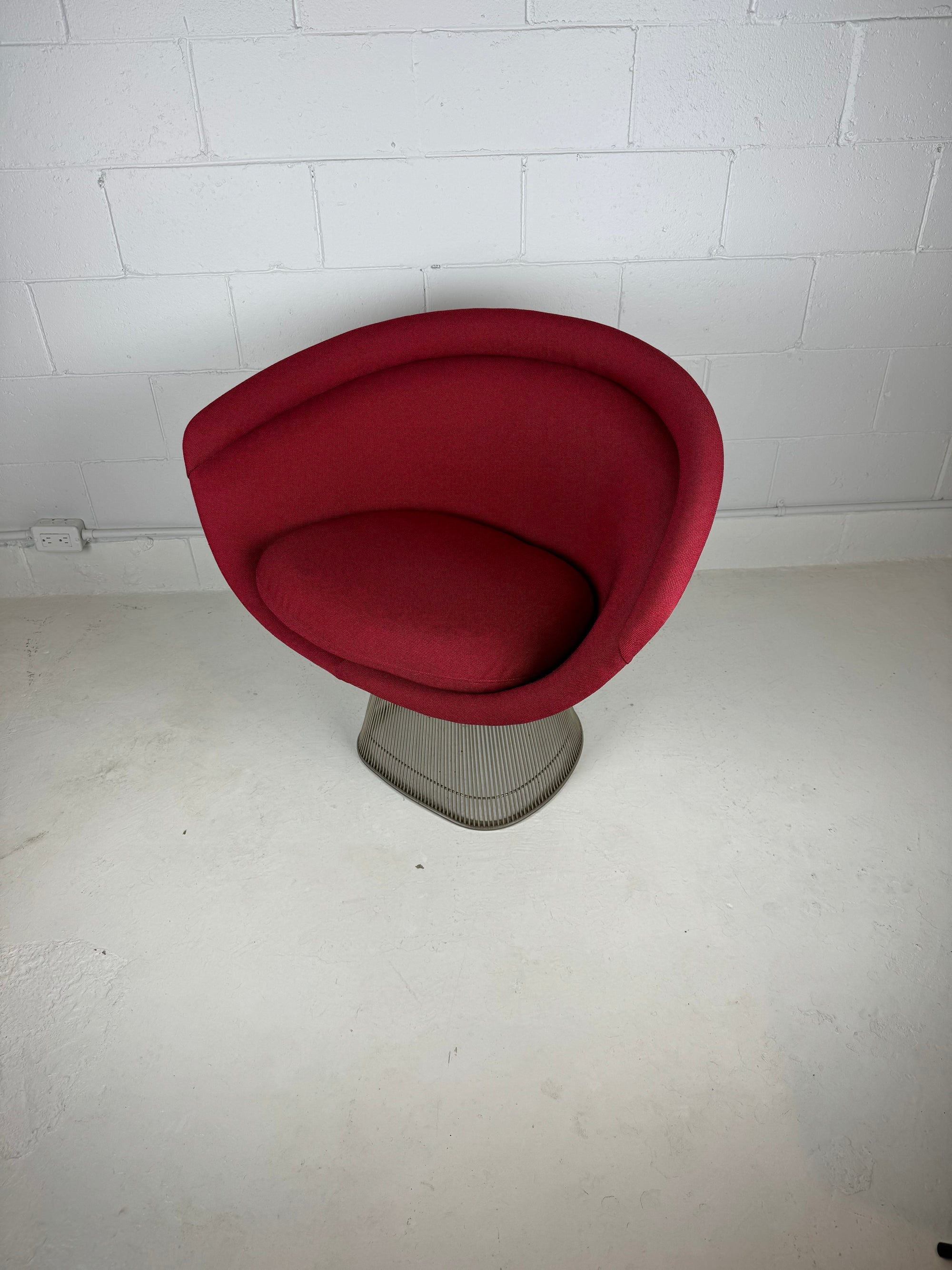 Warren Platner Lounge Chair for Knoll - Red