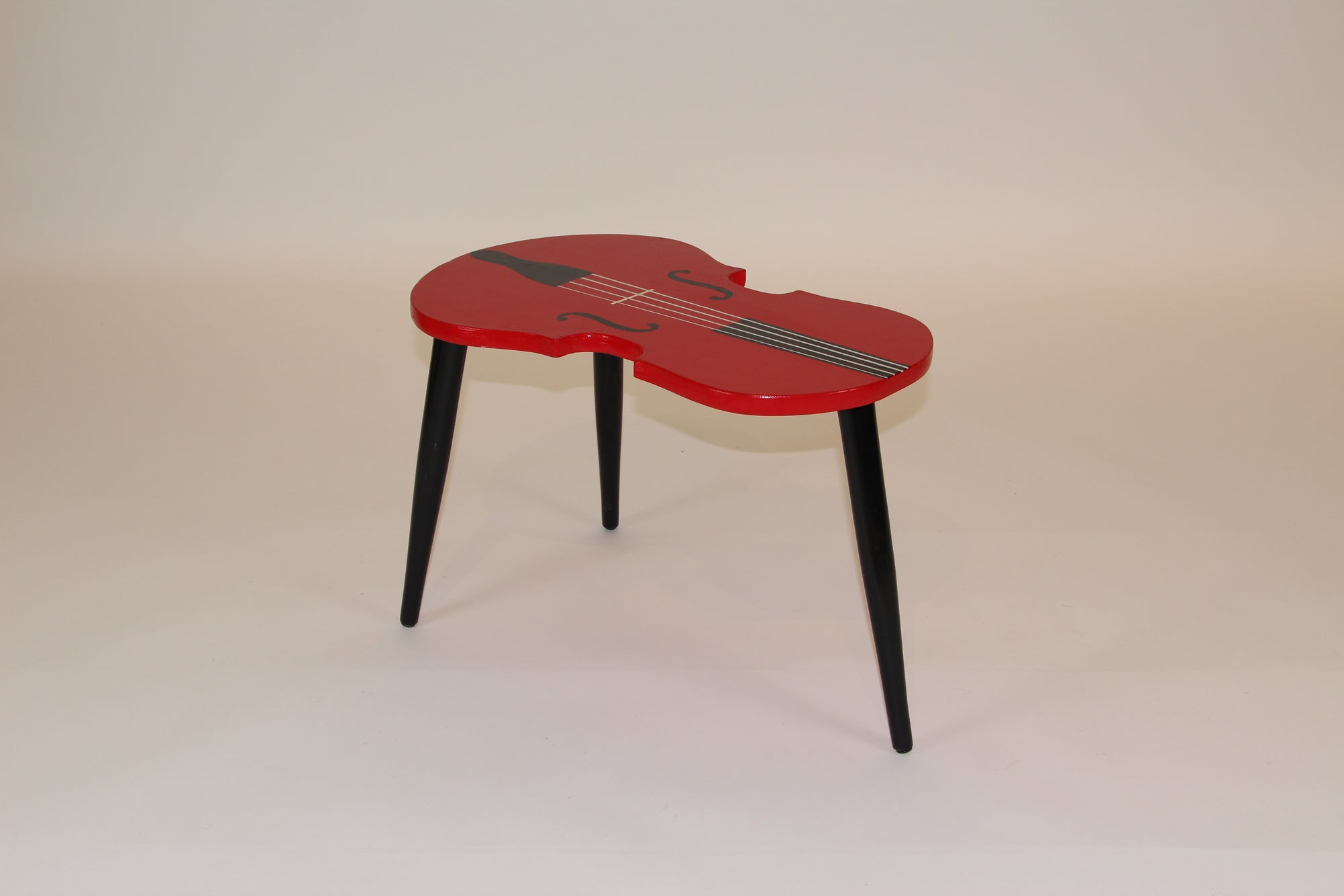 Folk Art Violin Side Table