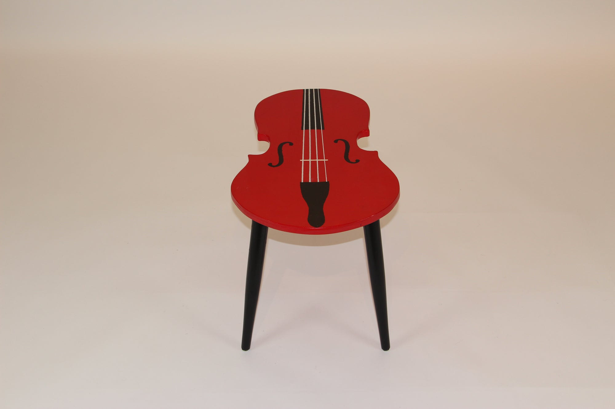 Folk Art Violin Side Table