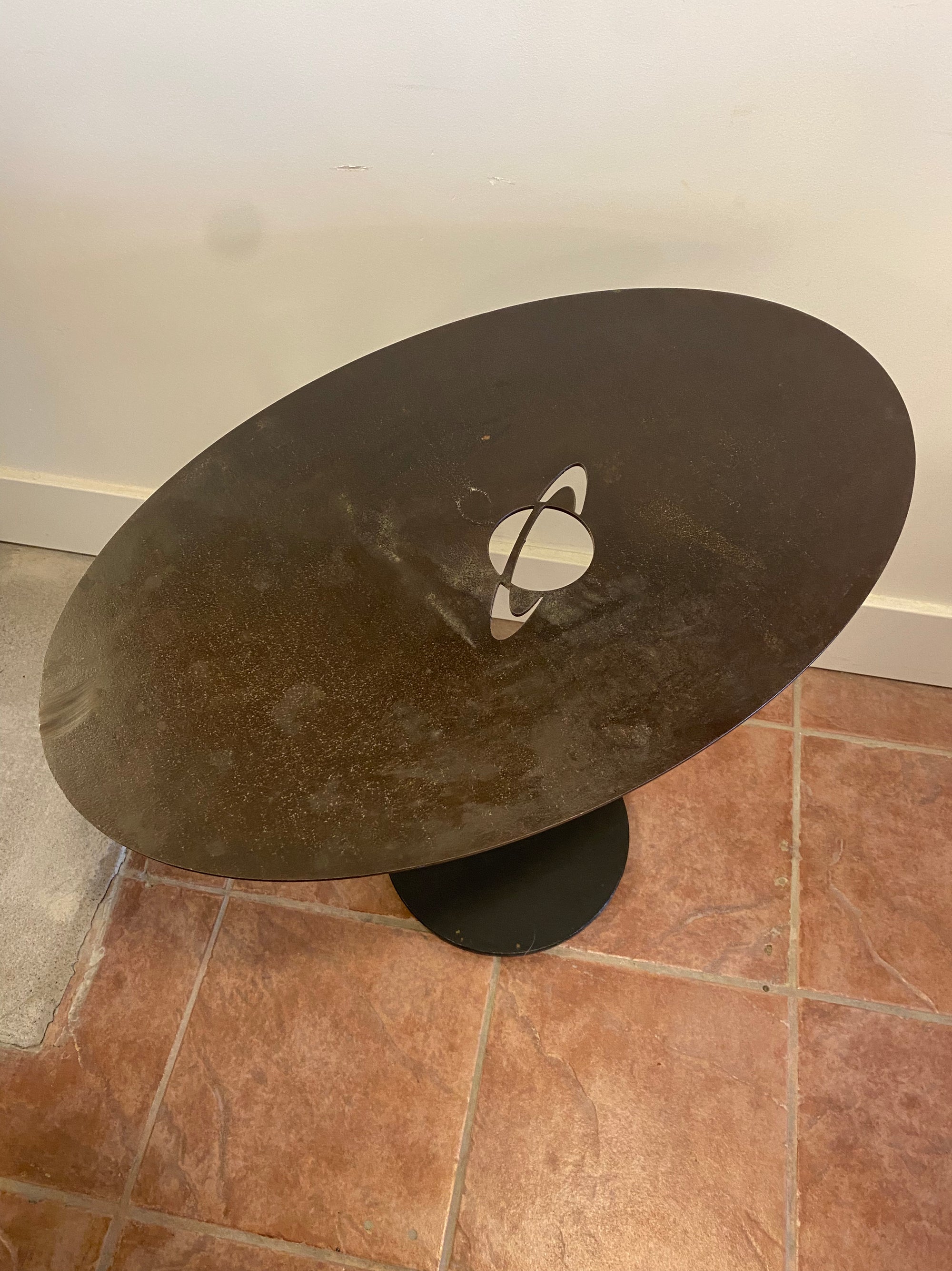 Folk Art SATURN Steel Side Table