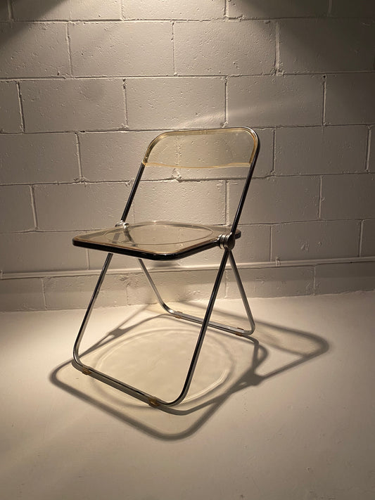 Vintage Plia Chair by Giancarlo Piretti for Castelli, Italy
