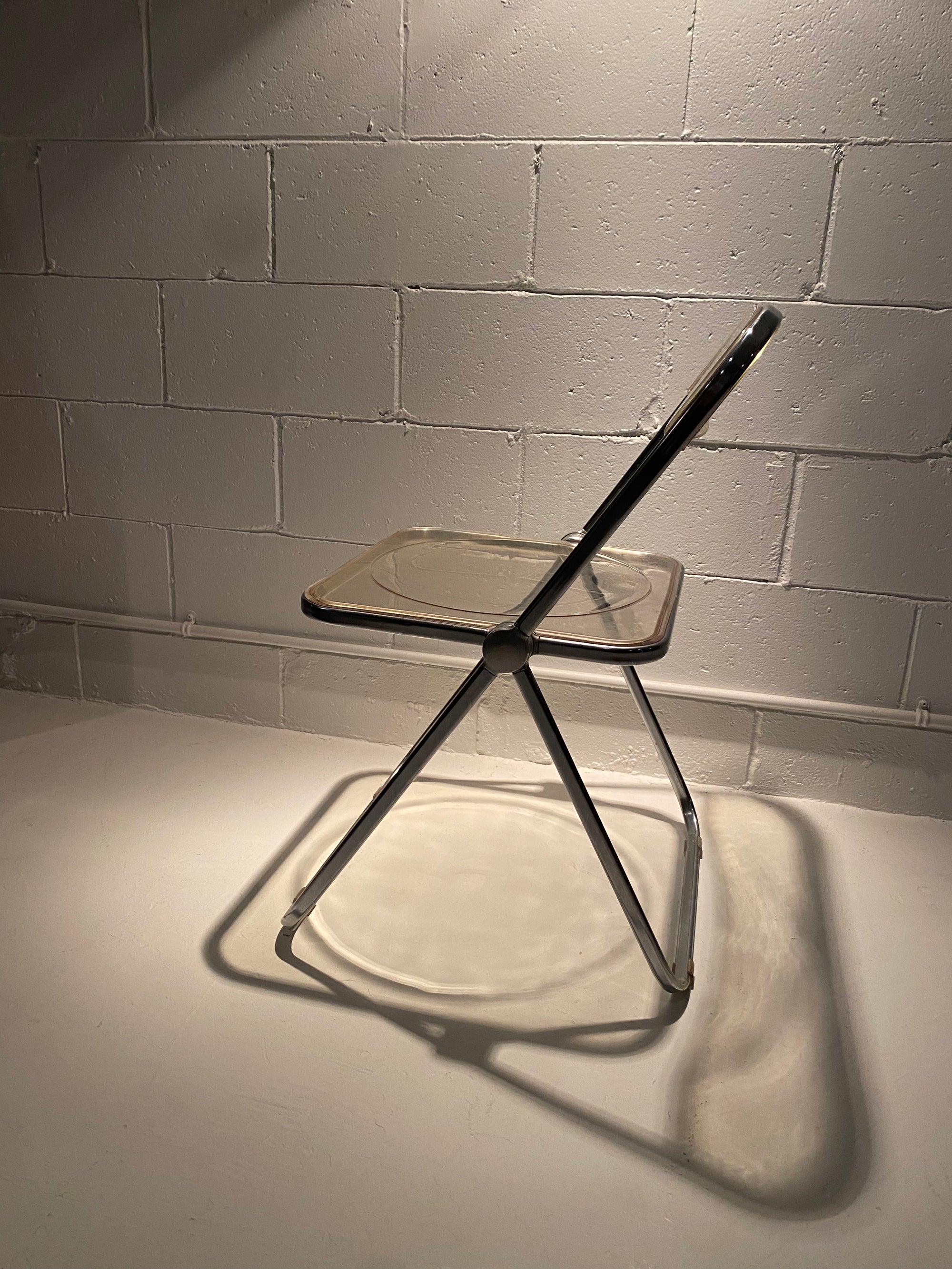 Vintage Plia Chair by Giancarlo Piretti for Castelli, Italy