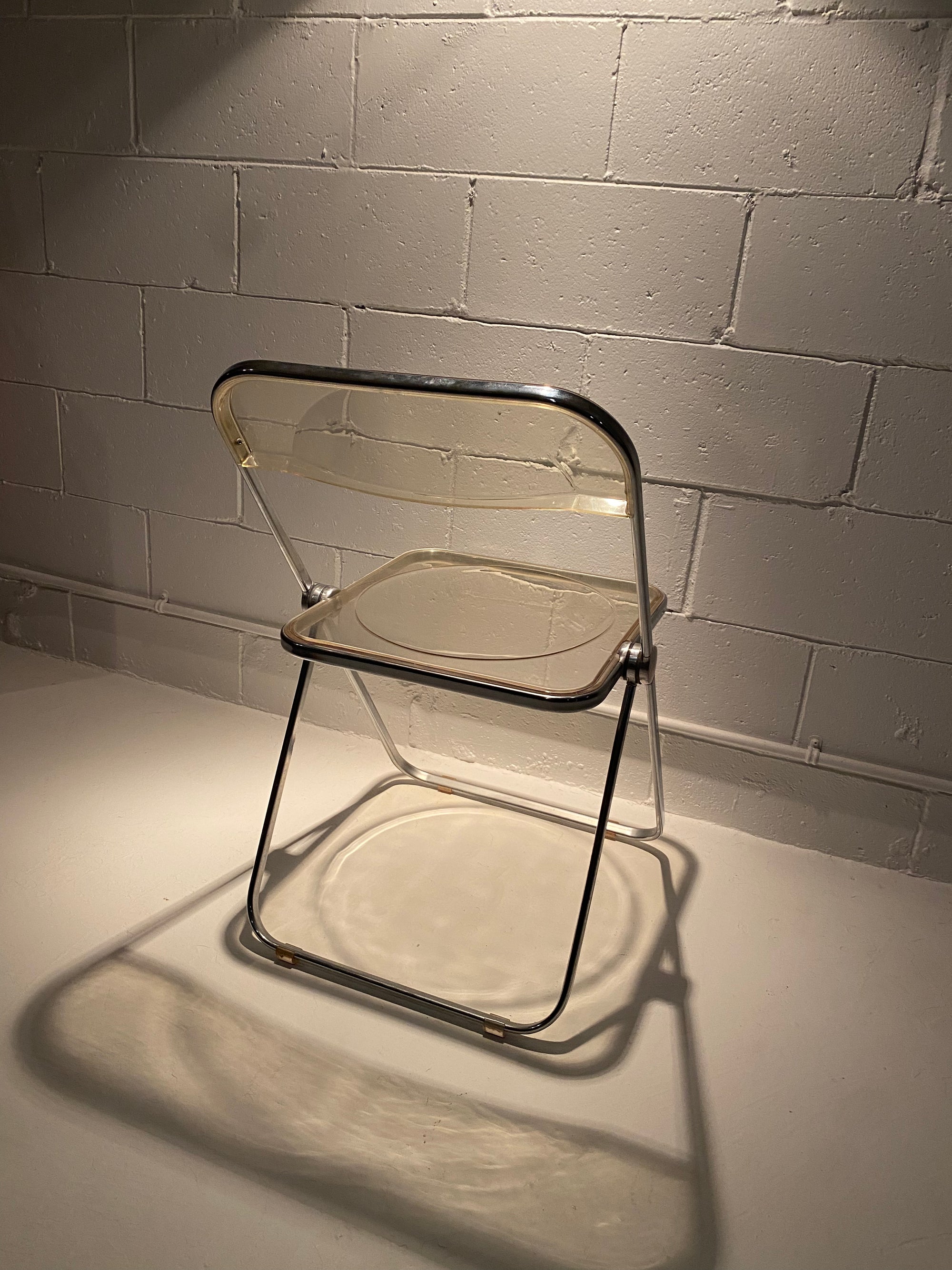 Vintage Plia Chair by Giancarlo Piretti for Castelli, Italy