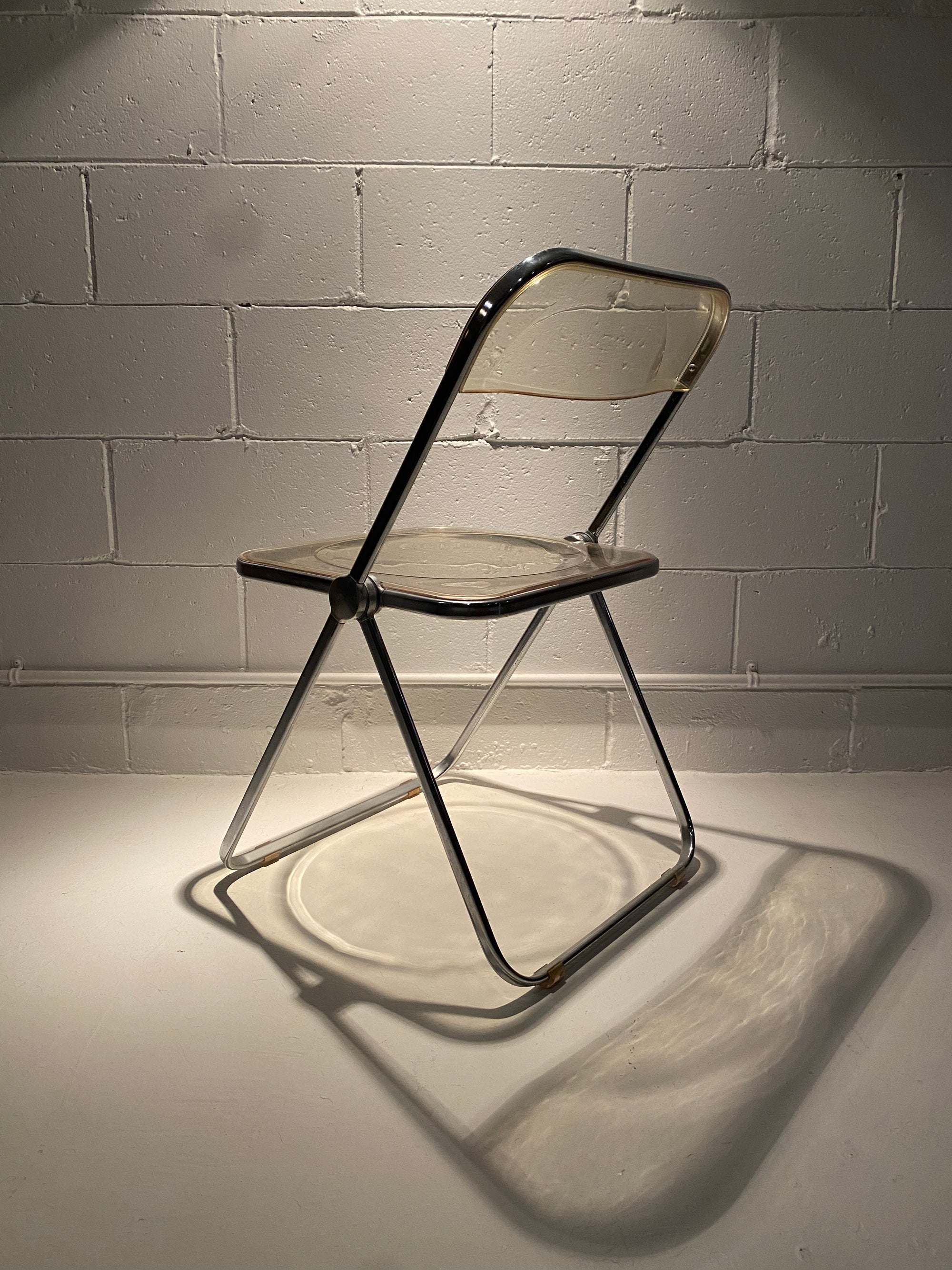 Vintage Plia Chair by Giancarlo Piretti for Castelli, Italy