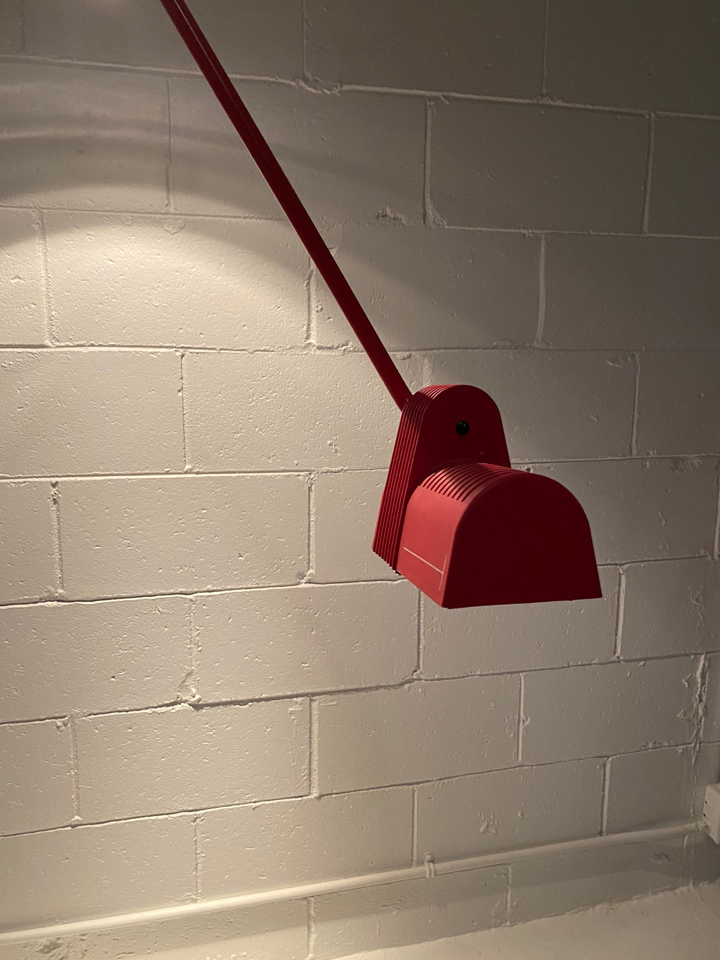 Red Articulating Floor Lamp for Belux Spain