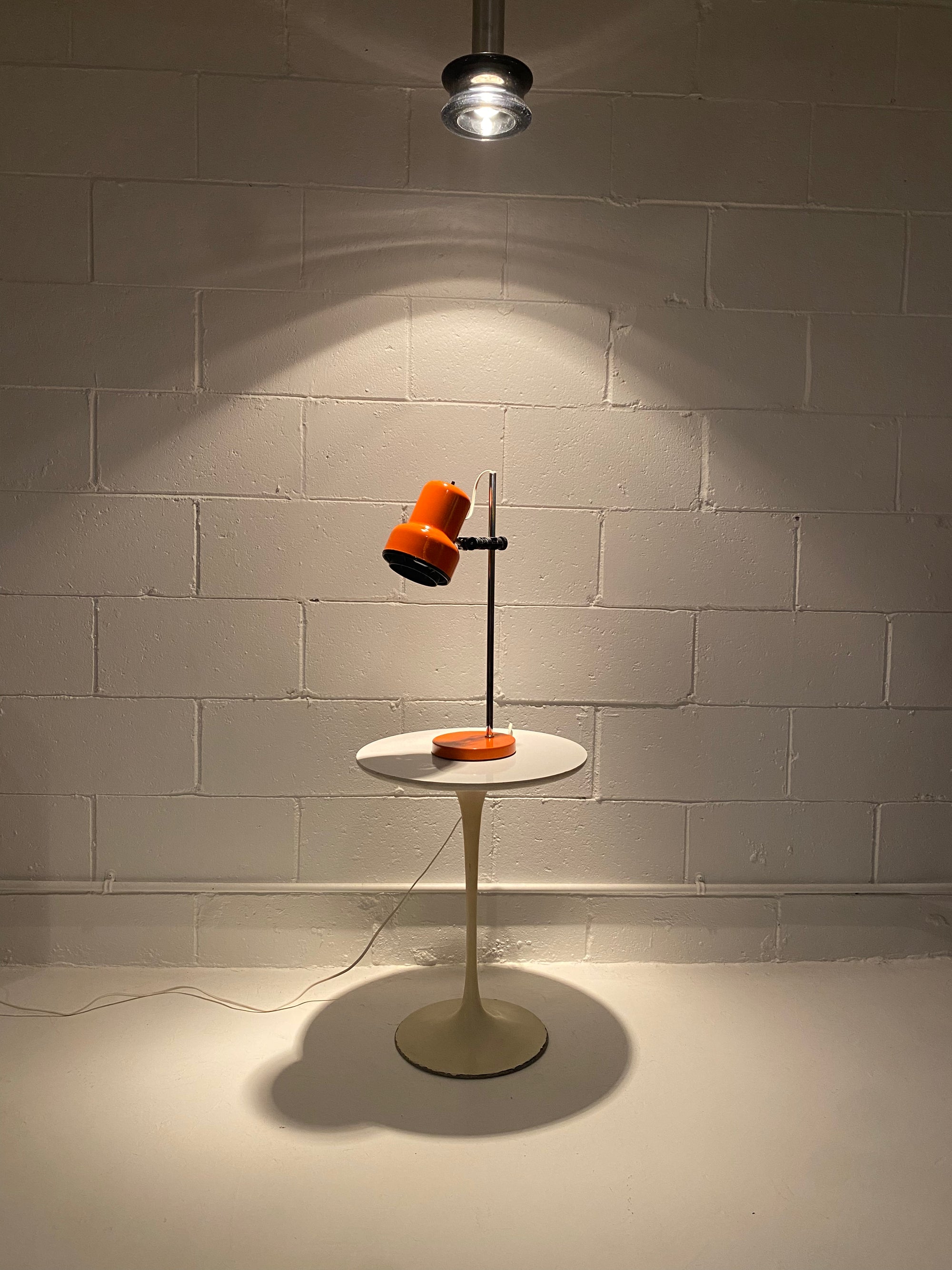 Vintage Orange Desk or Table Lamp Lyskaer