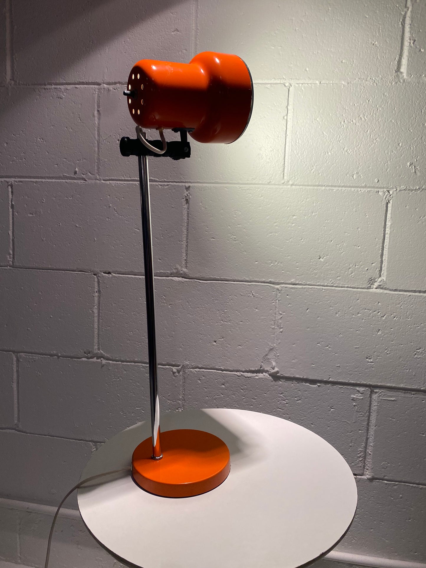 Vintage Orange Desk or Table Lamp Lyskaer