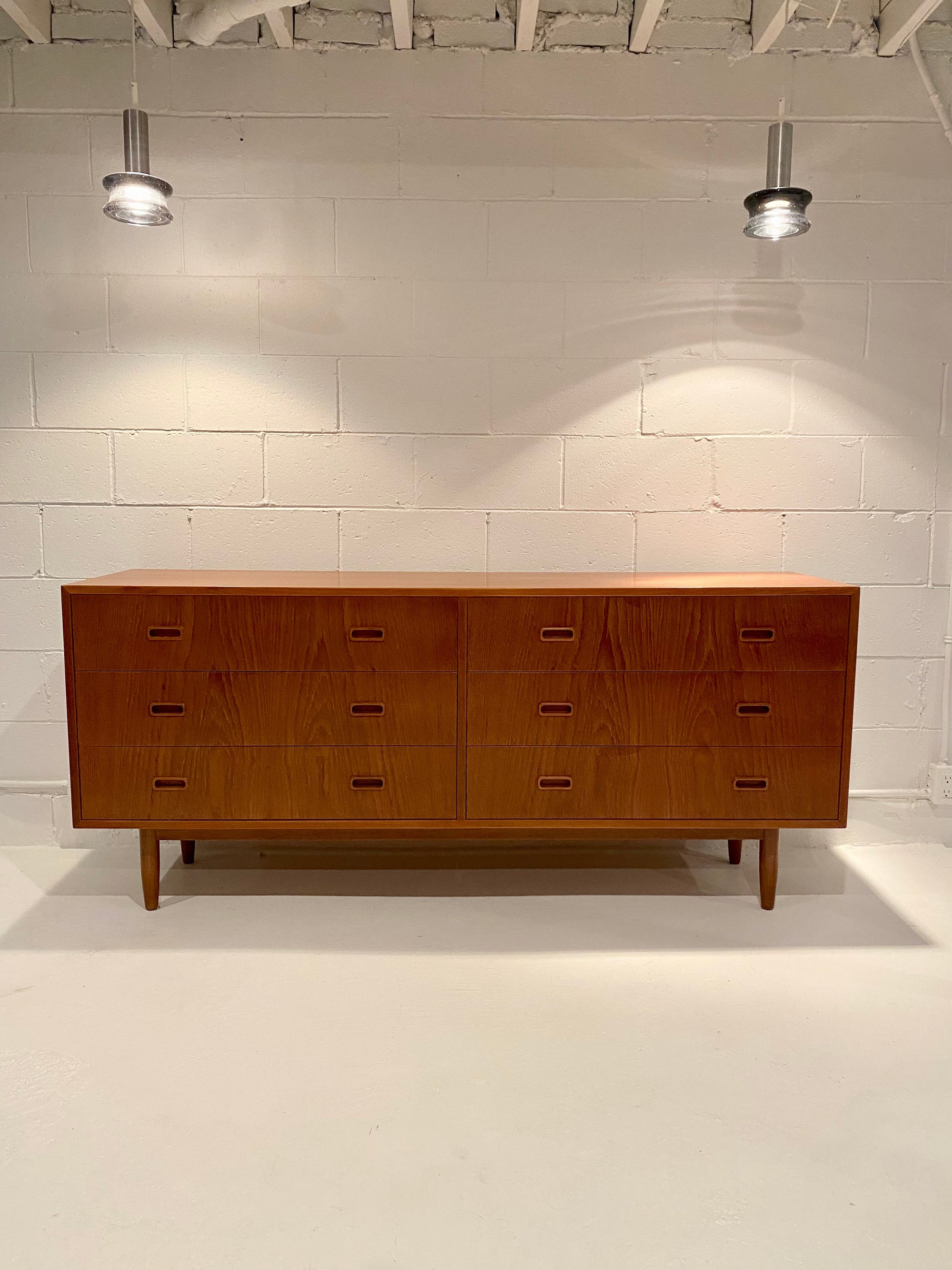 Arne Hovmand Olsen Teak Dresser + Mirror for Mogens Kold, Denmark