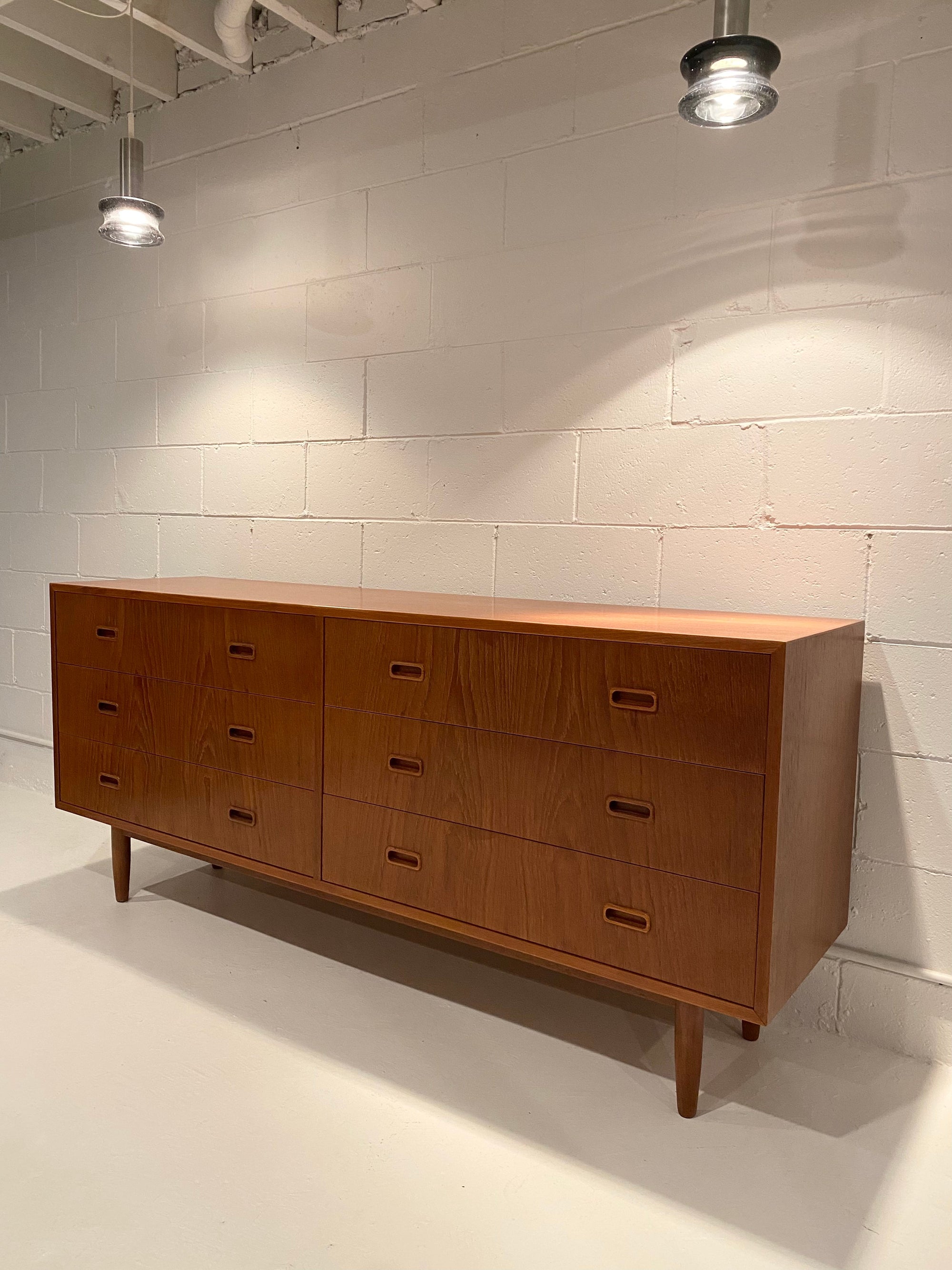 Arne Hovmand Olsen Teak Dresser + Mirror for Mogens Kold, Denmark