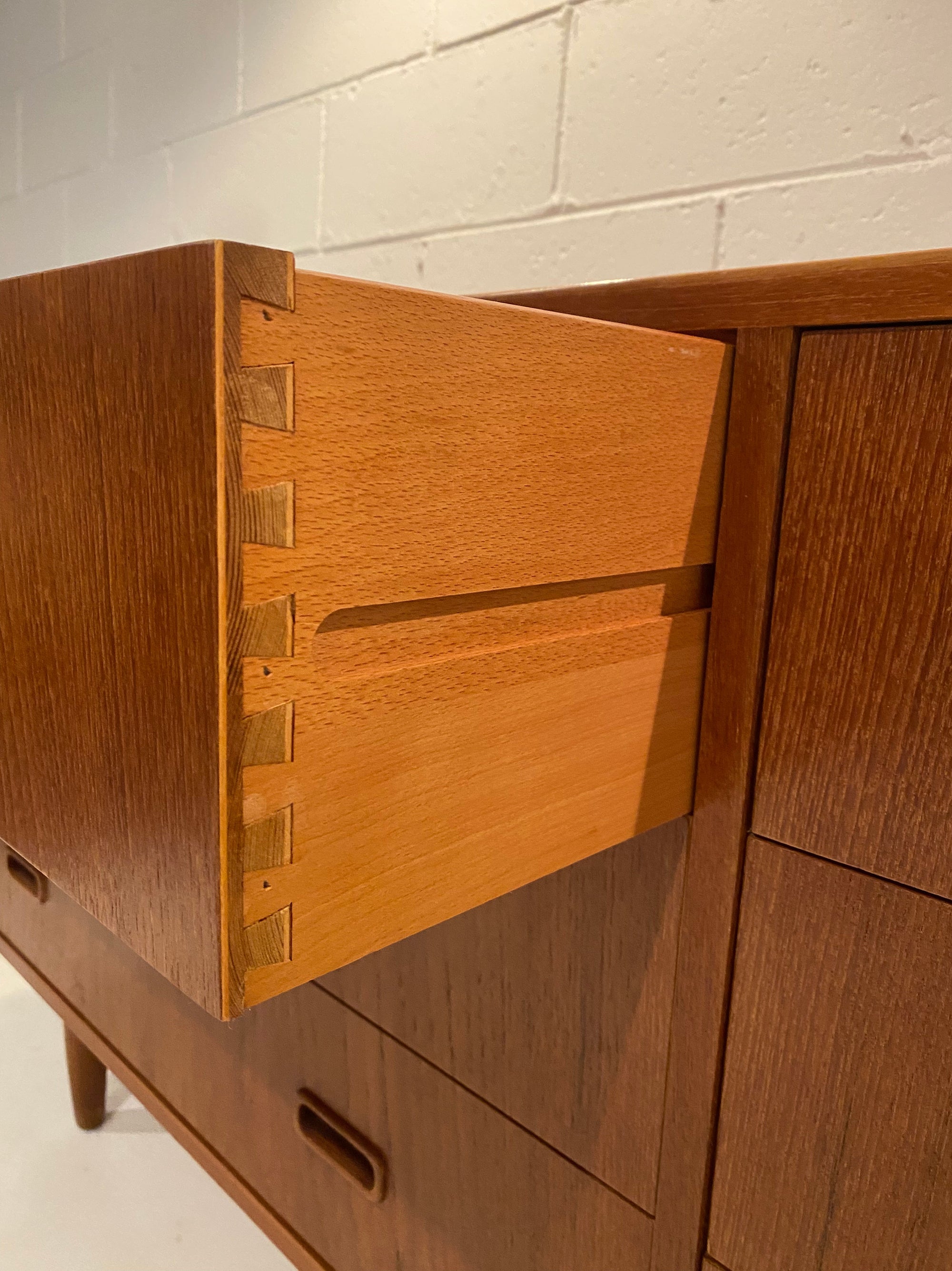 Arne Hovmand Olsen Teak Dresser + Mirror for Mogens Kold, Denmark