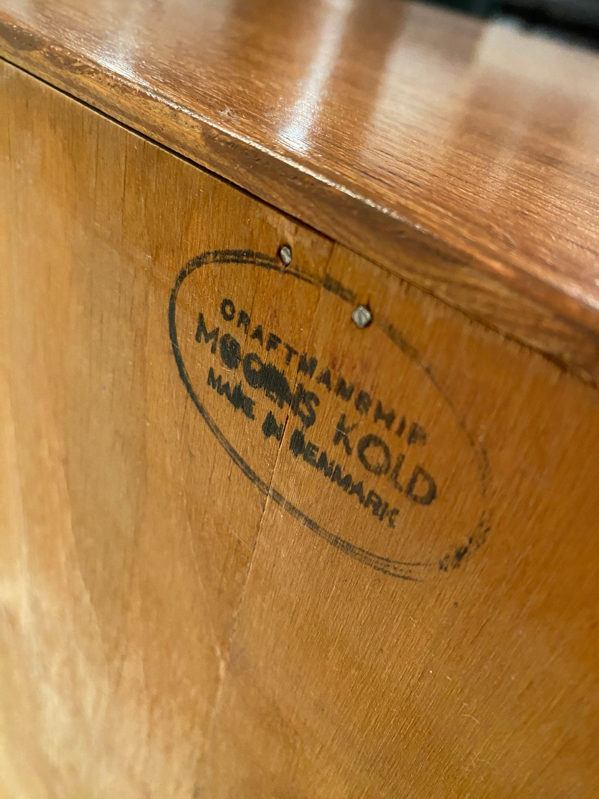 Arne Hovmand Olsen Teak Dresser + Mirror for Mogens Kold, Denmark