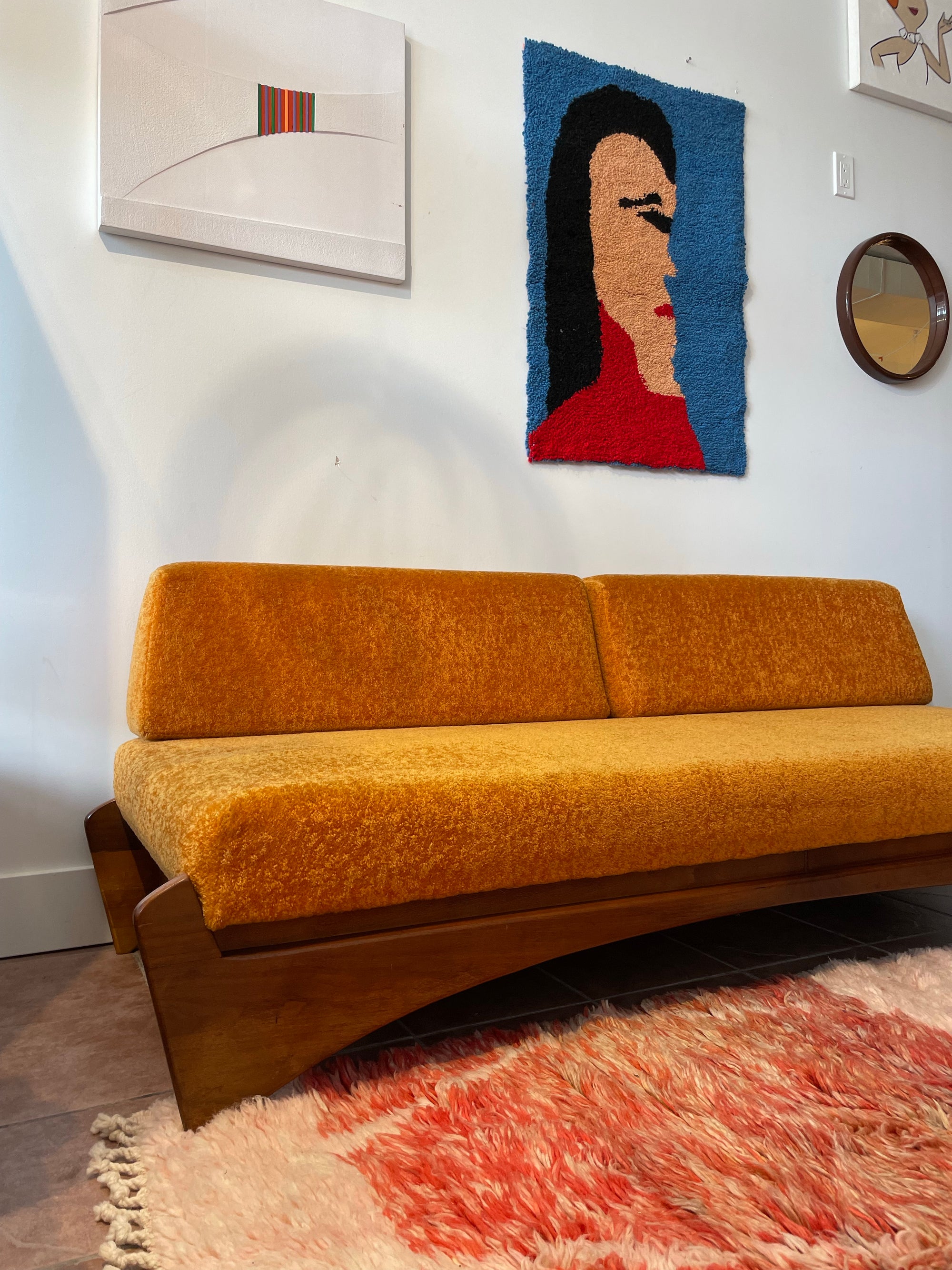 Rare Luigi Tiengo Sculptural Daybed