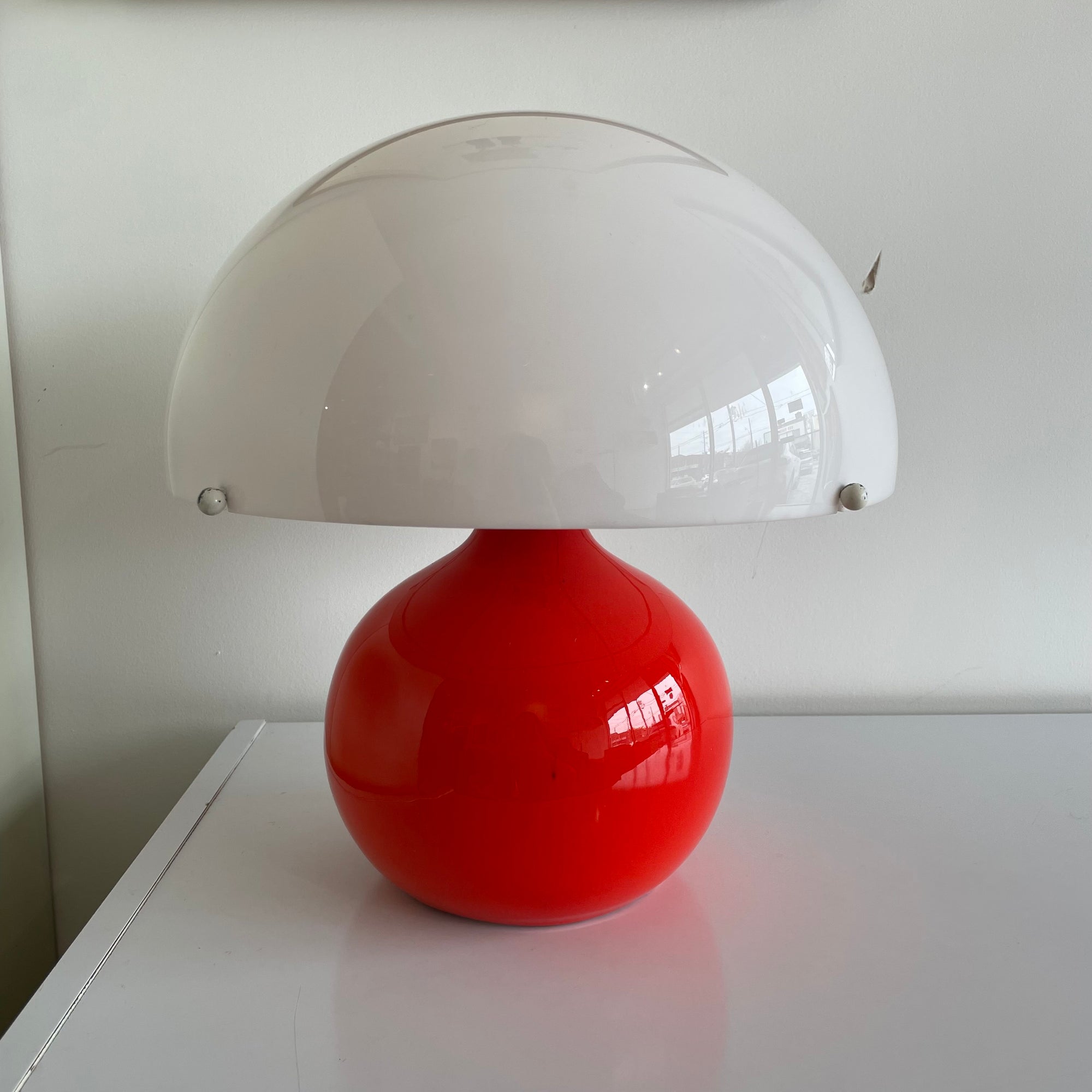 Ceramic Space Age Mushroom Lamp