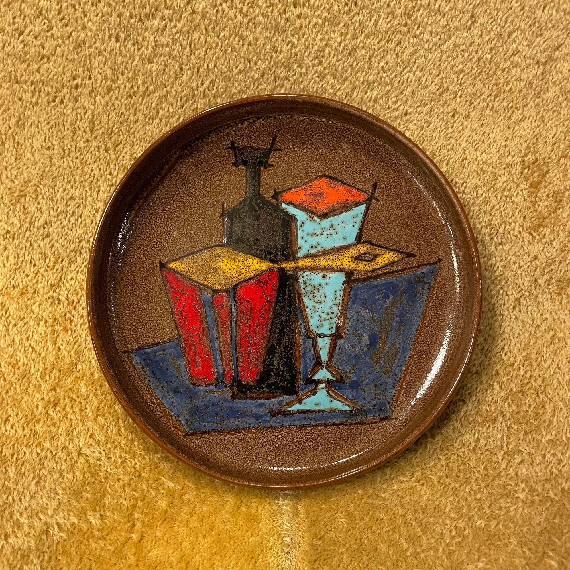 Modernist Ceramic Plate