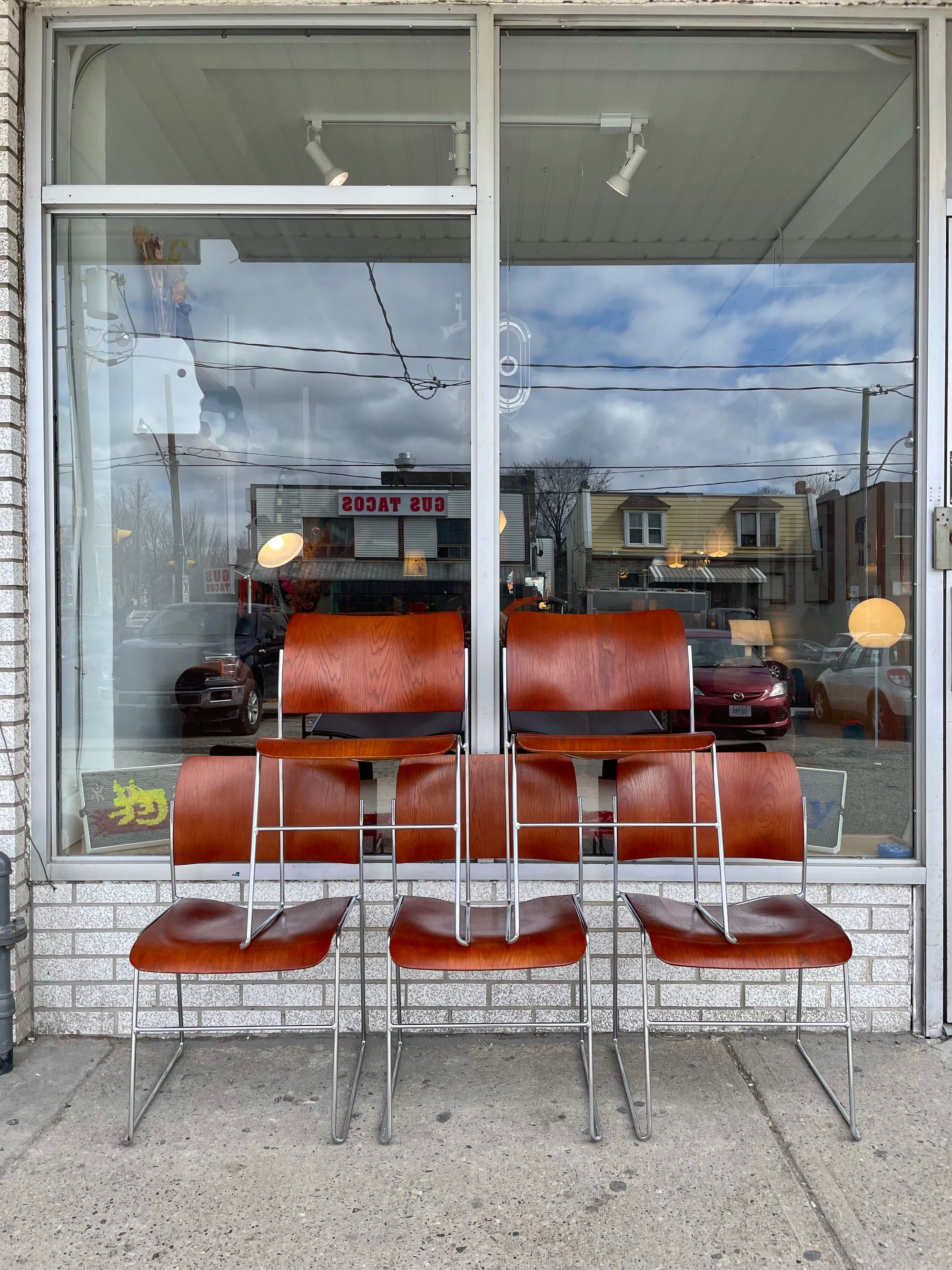 David Rowland 40/4 Stacking Chairs