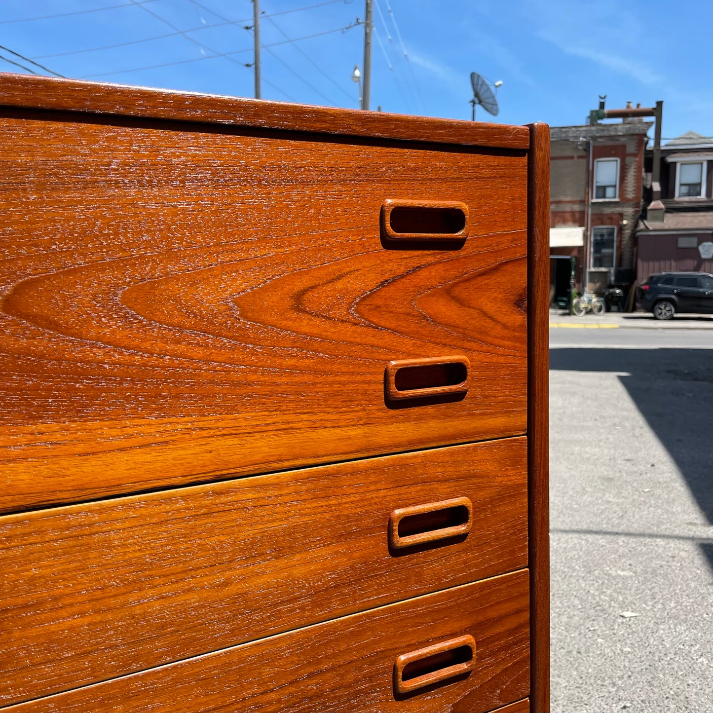 Arne Hovmand Olsen Teak Vanity Dresser