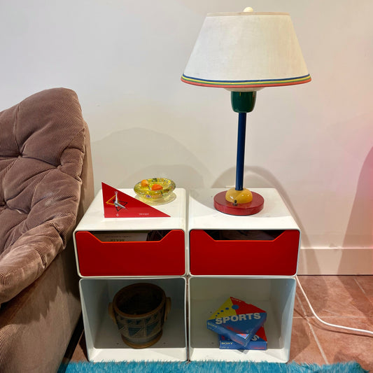 Space Age Plastic Side Tables