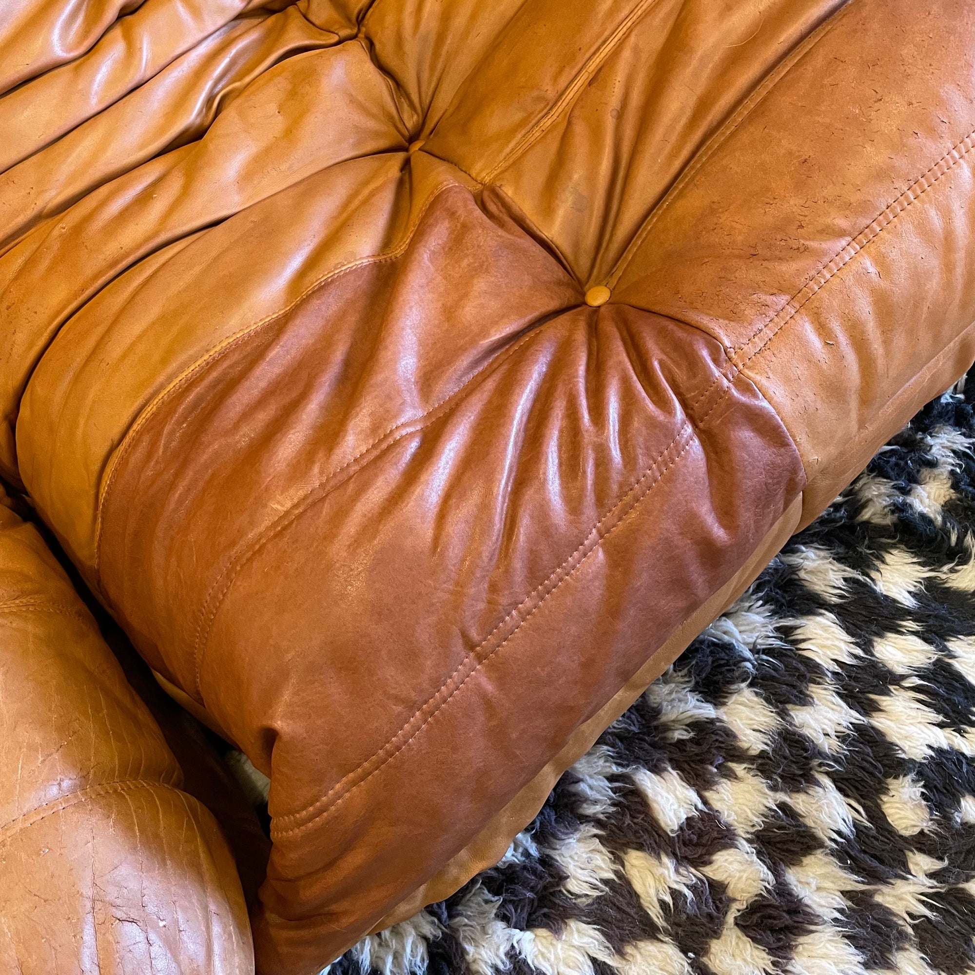 1970’s Leather Ligne Roset Togo