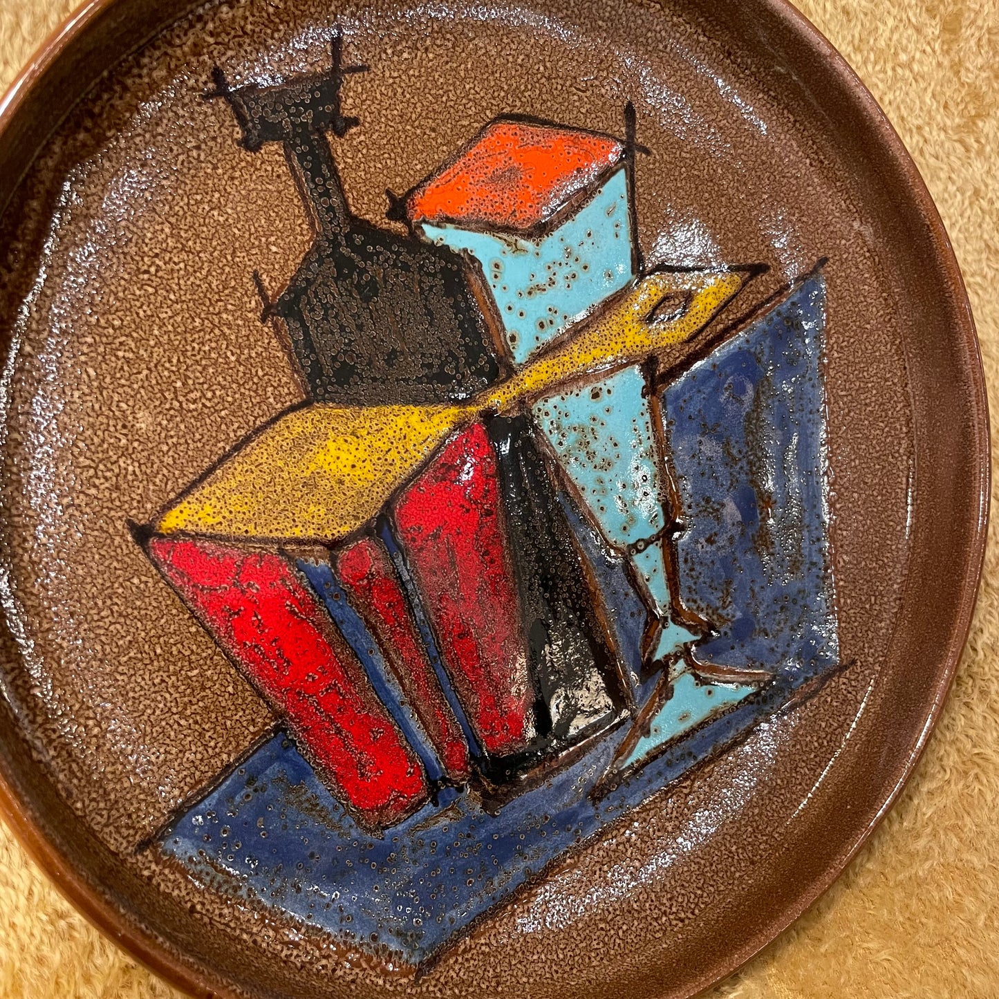 Modernist Ceramic Plate