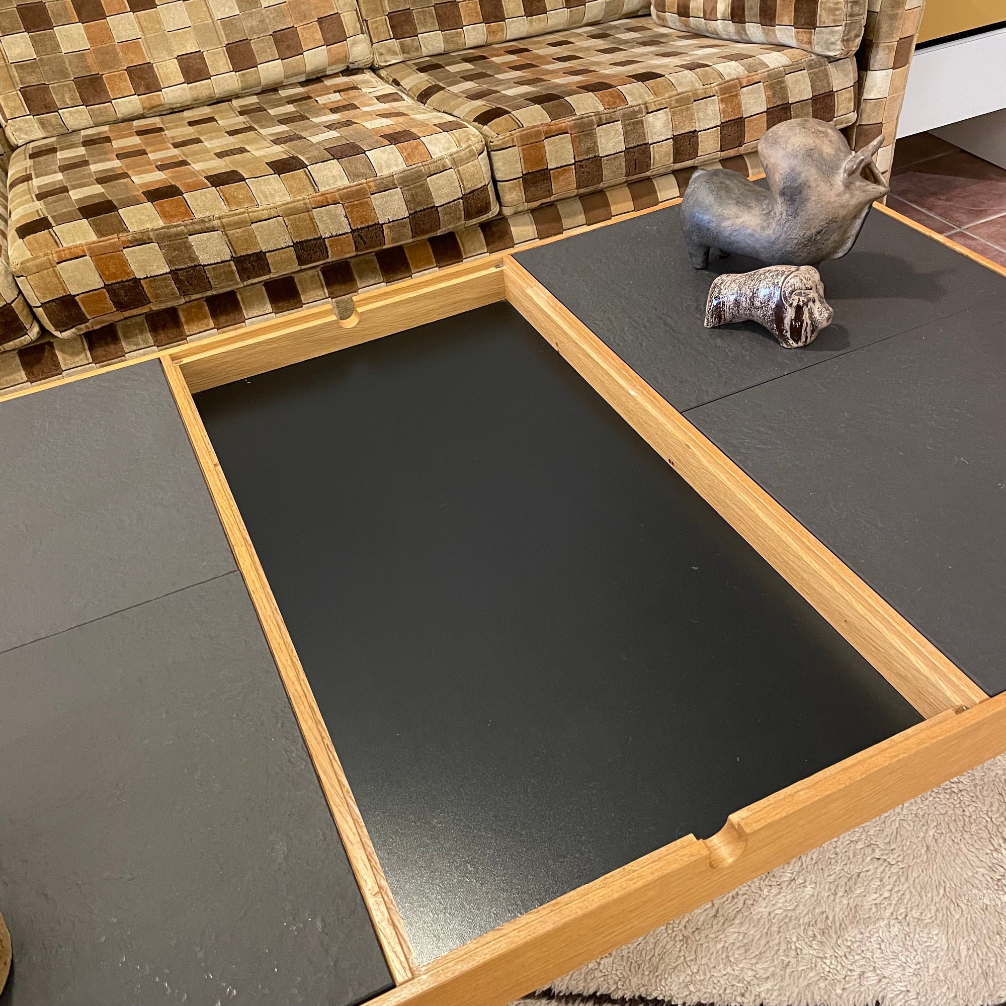 Oak + Slate Coffee Table