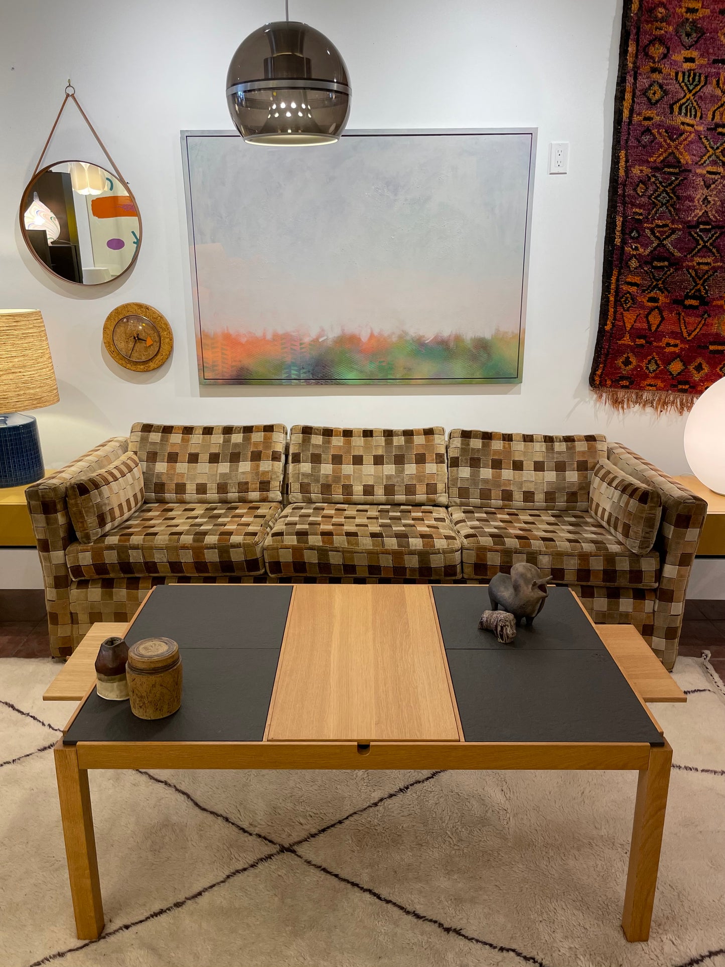 Oak + Slate Coffee Table