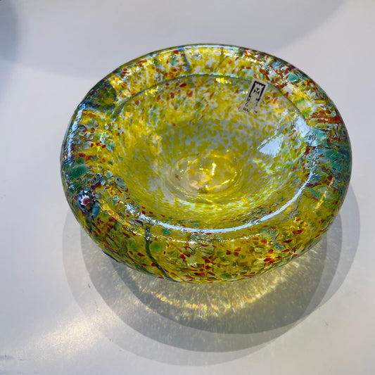Mdina of Malta Handblown Glass Dish