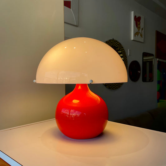 Ceramic Space Age Mushroom Lamp