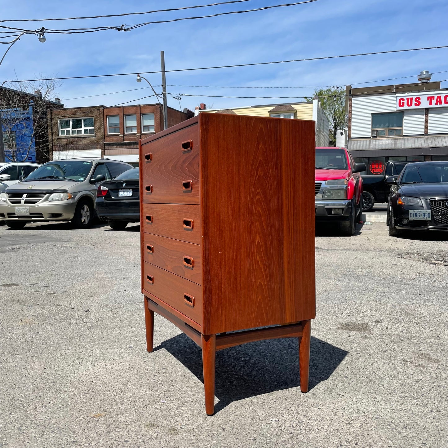 Arne Hovmand Olsen Teak Vanity Dresser