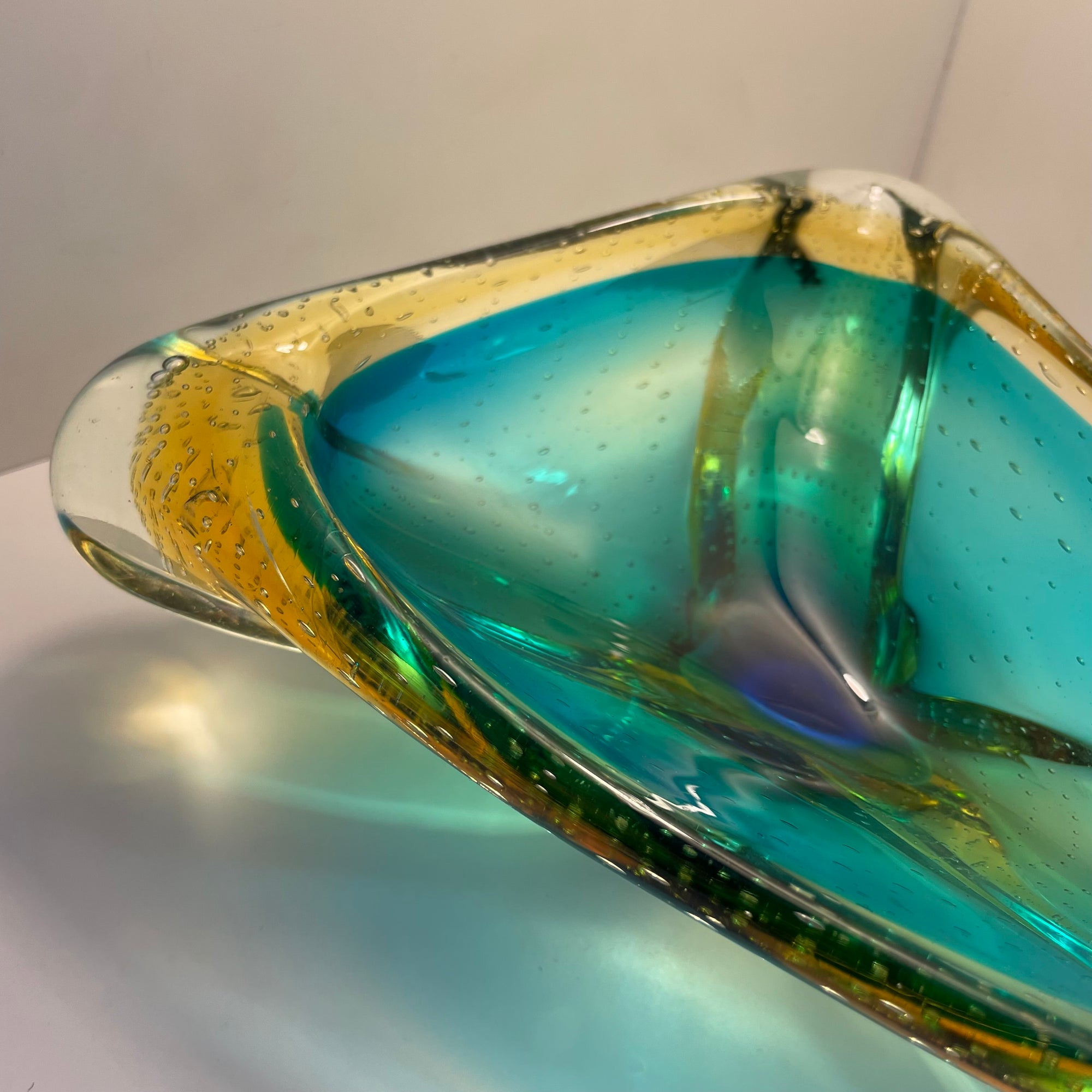 Triangular Murano Dish