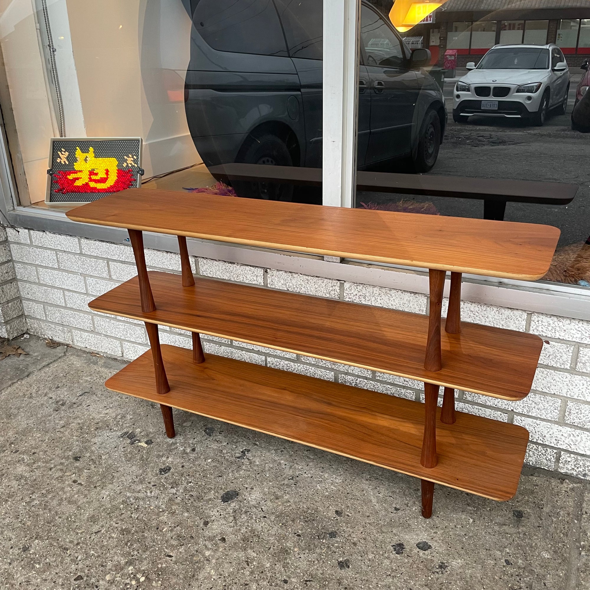 3-tier Walnut Shelf