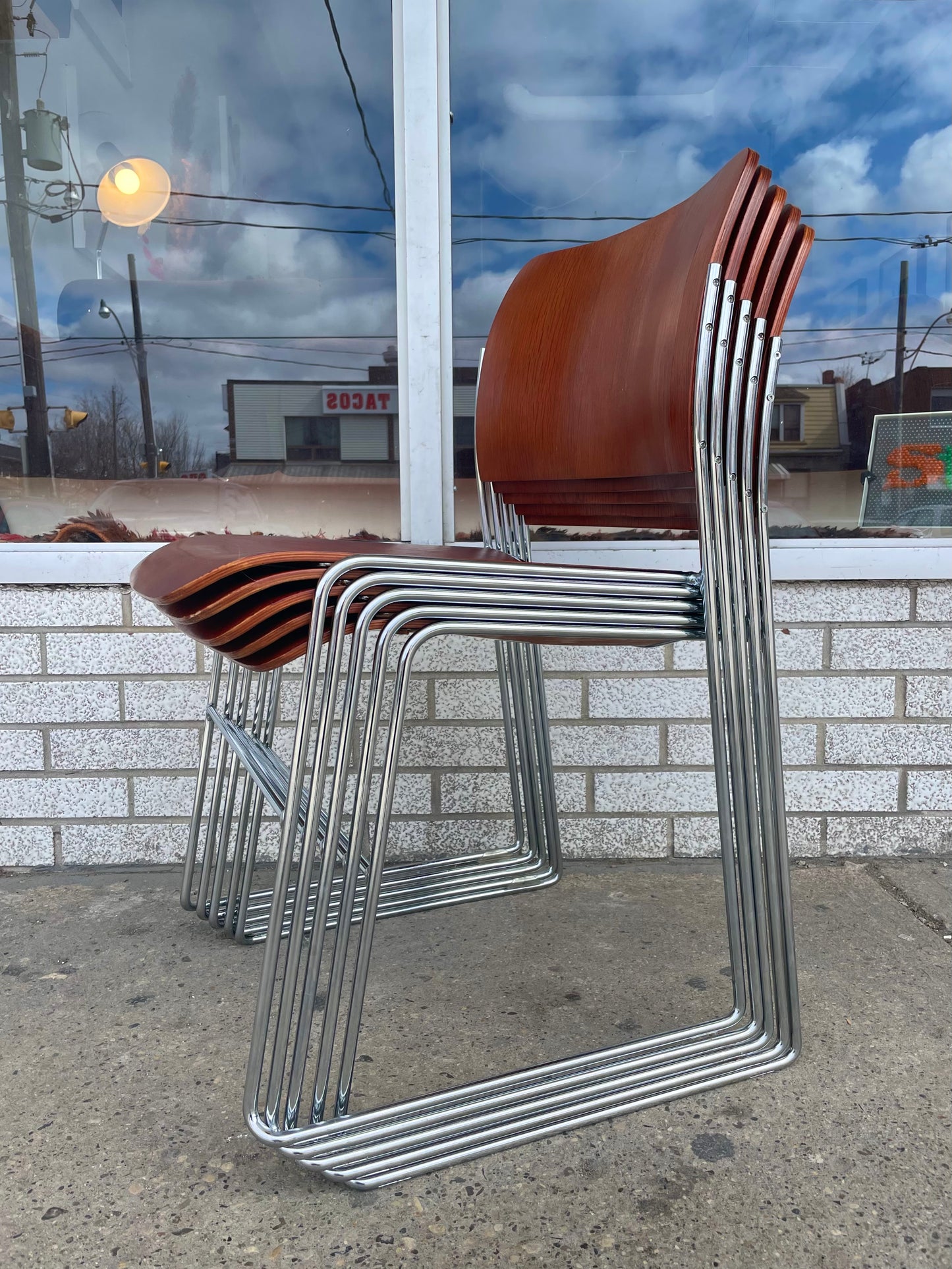 David Rowland 40/4 Stacking Chairs