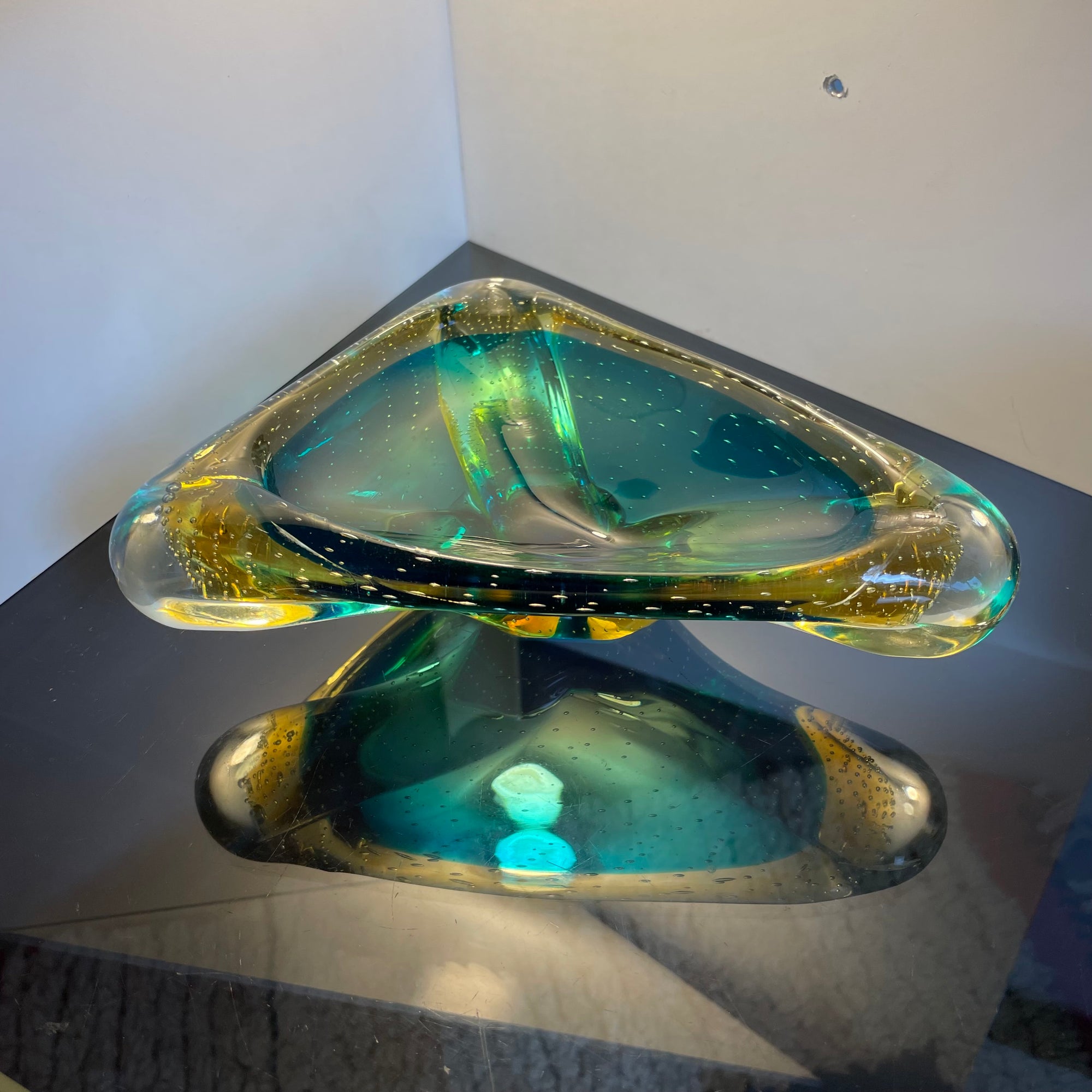 Triangular Murano Dish