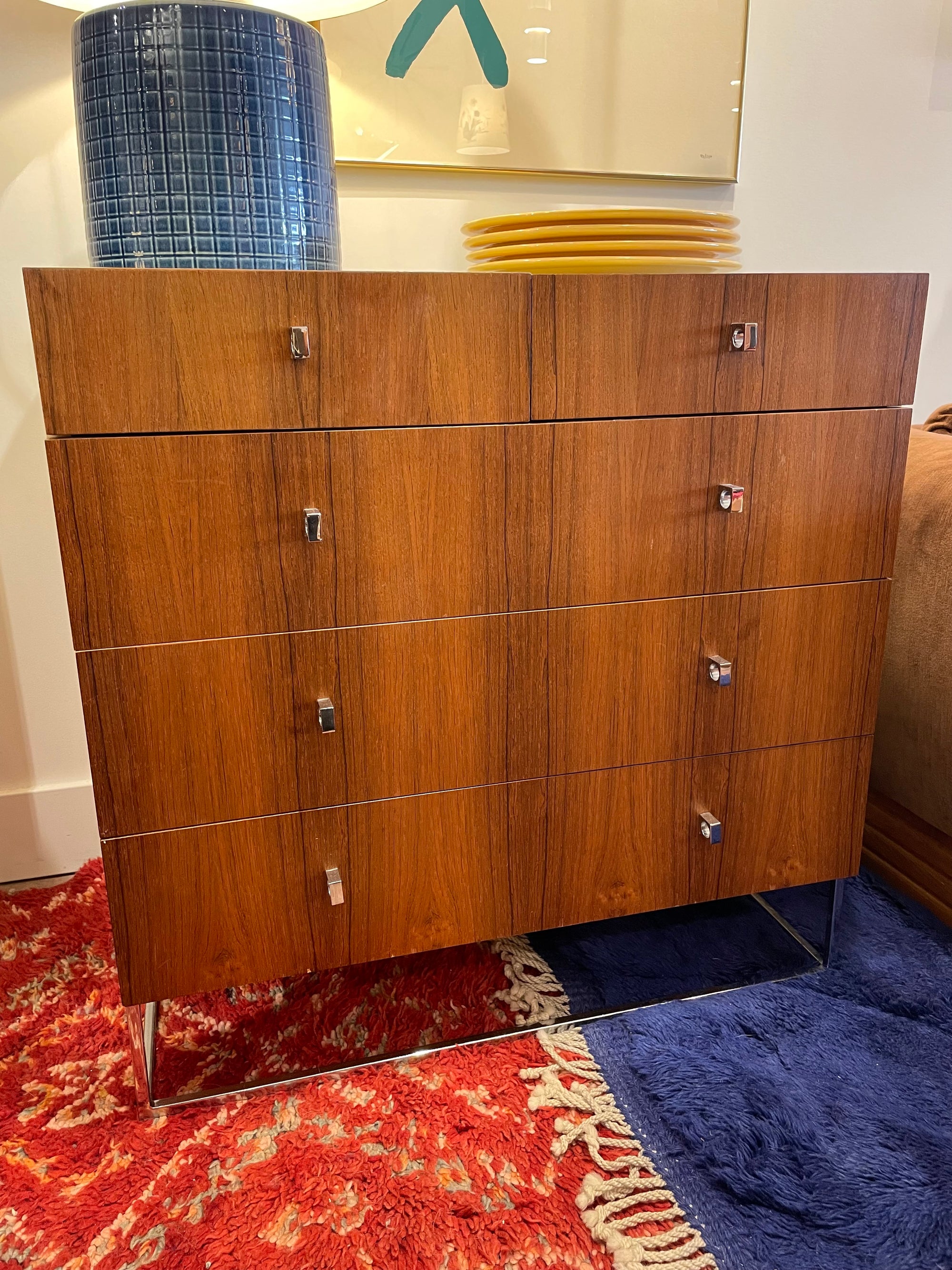 Rougier Rosewood + Chrome Dresser