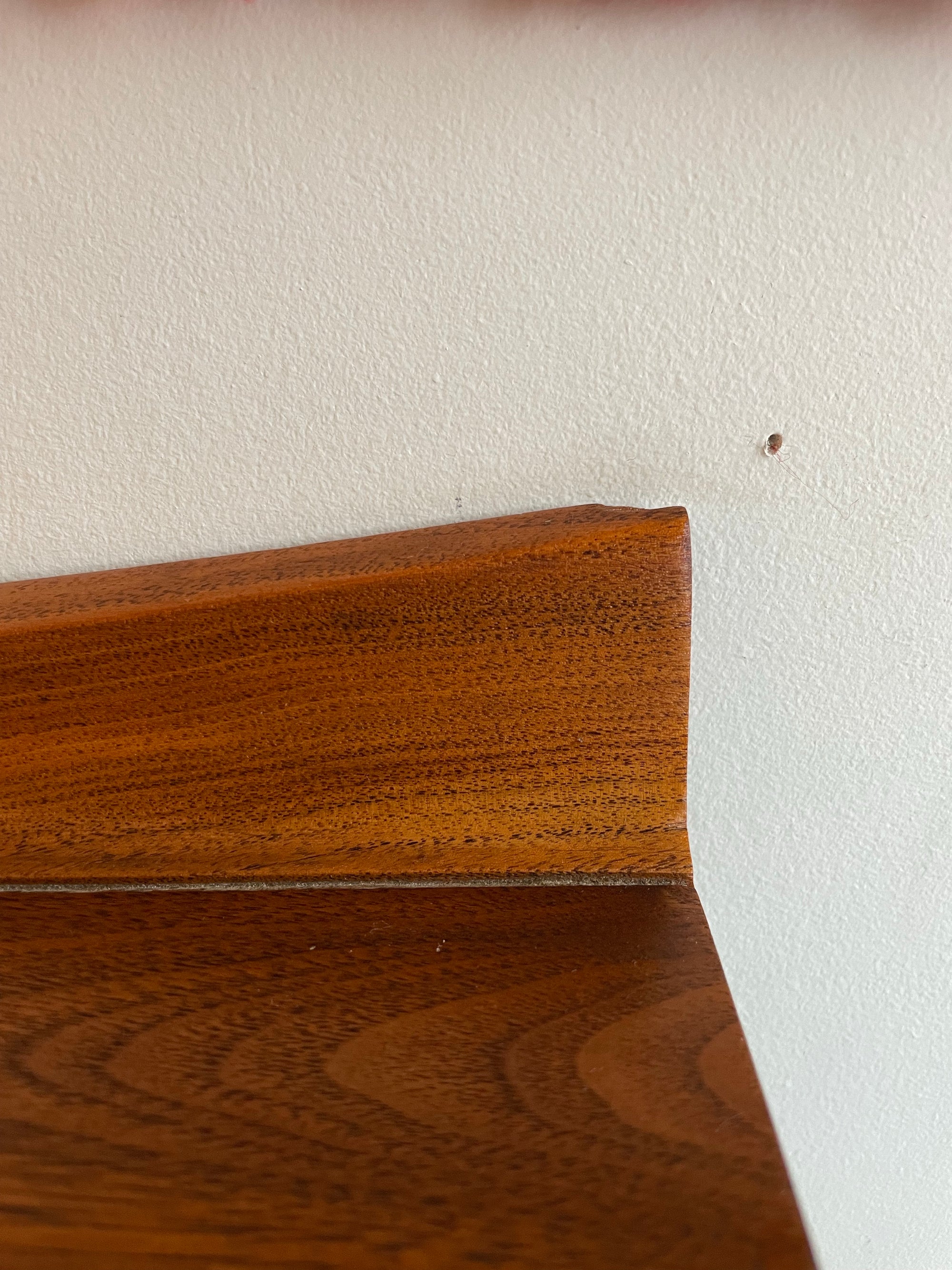 Walnut Shelf w/ Swing Drawer